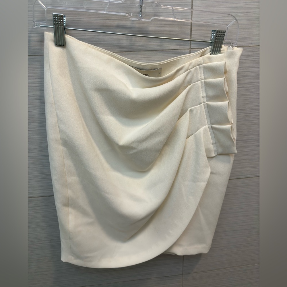 IRO cream mini skirt size 40